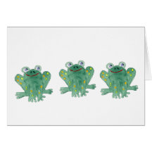 Cute Frogs Cards