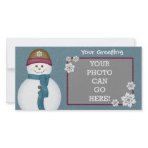 Cute Frosty Snowflakes Snowman Winter Ice Cold