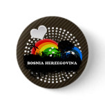 Cute Fruity Bosnia Herzegovina Button