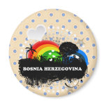 Cute Fruity Bosnia Herzegovina Fridge Magnet
