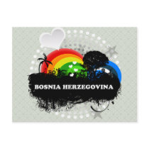 Cute Fruity Bosnia Herzegovina Postcard