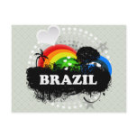 Cute Fruity Brazil Post Card