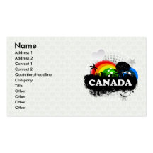 Cute Fruity Canada Business Card