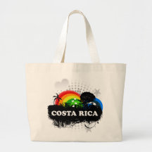 Cute Fruity Costa Rica Tote Bags