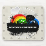 Cute Fruity Dominican Republic Mousepads