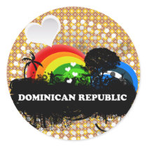 Cute Fruity Dominican Republic Sticker