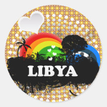 Cute Fruity Libya Sticker