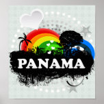 Cute Fruity Panama Print