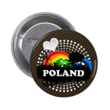 Cute Fruity Poland Pinback Button