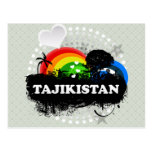 Cute Fruity Tajikistan Post Card