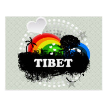 Cute Fruity Tibet Post Cards