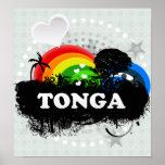 Cute Fruity Tonga Print