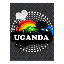 Cute Fruity Uganda Postcards