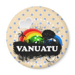 Cute Fruity Vanuatu Refrigerator Magnet