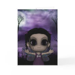 Cute Fun Gothic Fairy 3 Greeting Cards