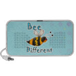 cute funny be bee different spotted bumble bee portable speakers