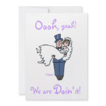 Cute Funny Offbeat Humourous "Save The Date" invitations