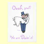 Cute Funny Offbeat Humourous "Save The Date" invitations