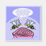 Cute Funny Rose Garden Gift Magnet For Mothers Day