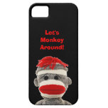 Cute & FUNNY Sock Monkey  I Phone 5 COVER iPhone 5 Case