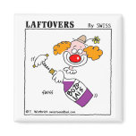 Cute Funny Wine Lovers Cartoon Fridge Magnet