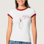 Cute Funny Womens "SPARE Me!" Bowling Shirt