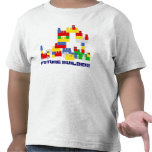 Cute FUTURE BUILDER Design w/ -Style Blocks t-shirts