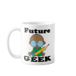 cute future geek black baby mug