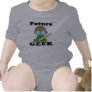 cute future geek black baby t-shirts