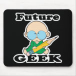 cute future geek white baby mouse pad