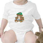 Cute Gardener Bear and Tulip T Shirts
