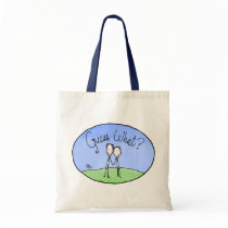 Cute Gay Couple Guess What Canvas Bags