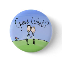 Cute Gay Couple Guess What Pin