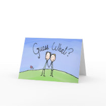 Cute Gay Couple Guess What Card