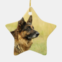 Cute German Shepherd Ornament