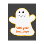 Cute Ghost Add Your Own Caption or Text Post Cards
