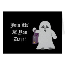 Cute Ghost Collection Greeting Cards