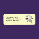 Cute Ghost Return Address Avery Label labels