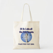 Cute ghost trick or treat bag