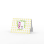 Cute gifts and yellow polka dots Card