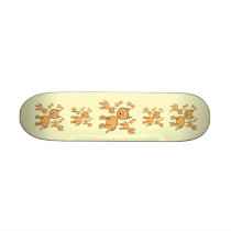 Cute Ginger Cats. Orange Cat Cartoon. Custom Skateboard