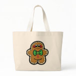 cute gingerbreadman tote bags