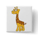 Cute Giraffe Button