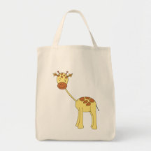 Cute Giraffe. Cartoon. Bag