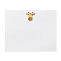 Cute Giraffe Cartoon. Personalized Flyer