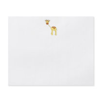 Cute Giraffe. Cartoon. Personalized Flyer