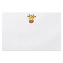 Cute Giraffe Cartoon. Personalized Flyer