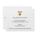 Cute Giraffe Cartoon. Custom Invites