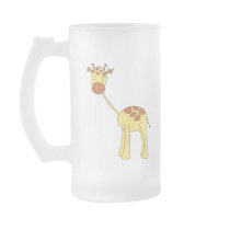 Cute Giraffe. Cartoon. Mugs