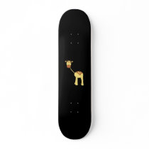 Cute Giraffe. Cartoon. Skateboard Deck
